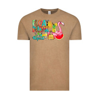 Vintage Coffee float drink tan repeat Vintage Tee - RanaPortraitStore