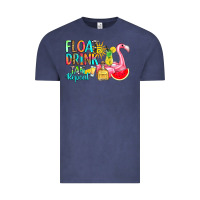 Vintage Denim float drink tan repeat Vintage Tee - RanaPortraitStore