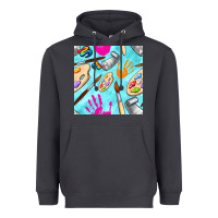 Smoke find art class seamless pattern Heavyweight Hoodie - BundleAndBundleShop