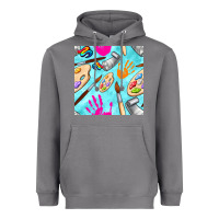 Storm find art class seamless pattern Heavyweight Hoodie - BundleAndBundleShop