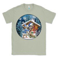 Matcha Winter Farm Animals Classic Tee - FaDigitalArtStudio