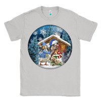 Moon Dust Winter Farm Animals Classic Tee - FaDigitalArtStudio