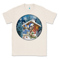 Natural Winter Farm Animals Classic Tee - FaDigitalArtStudio