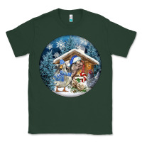 Sports Green Winter Farm Animals Classic Tee - FaDigitalArtStudio