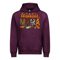Mauve Wine thankful mama bbs Urban Hoodie - BundleAndBundleShop