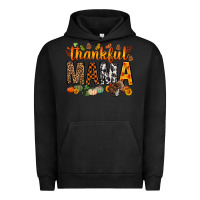 Pigment Black thankful mama bbs Urban Hoodie - BundleAndBundleShop