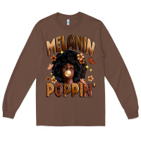 Chestnut melanin poppin Long Sleeve Tee - Zillion Design Studio