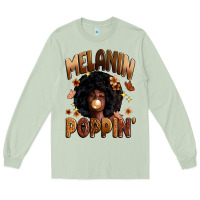 Matcha melanin poppin Long Sleeve Tee - Zillion Design Studio