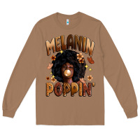 Toasted Coconut melanin poppin Long Sleeve Tee - Zillion Design Studio