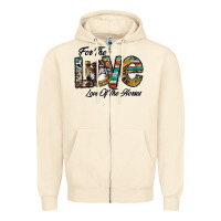 Sandshell for the love love of the horses Zipper Hoodie - CowhideDigitalArt