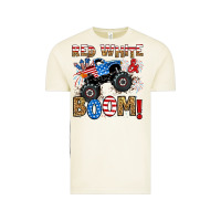 Vintage Arctic red white boom monster truck Vintage Tee - RanaPortraitStore