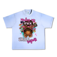 Grape Ice minding my own small business afro messy bun Urban Heavy Tee - texasbilliewilder