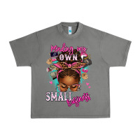 Tornado minding my own small business afro messy bun Urban Heavy Tee - texasbilliewilder