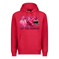Cardinal Tis' the season Football Breast Cancer Premium Hoodie - NancyCooperArtShop