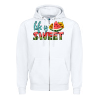 White life is sweet Zipper Hoodie - HRA Design Shop