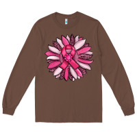 Chestnut breast awareness cancer pink sunflower Long Sleeve Tee - RanaPortraitStore