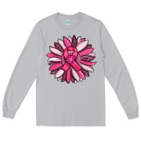 Moon Dust breast awareness cancer pink sunflower Long Sleeve Tee - RanaPortraitStore