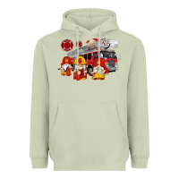 Matcha fire truck gnomes Heavyweight Hoodie - Artiststas