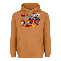 Meerkat fire truck gnomes Heavyweight Hoodie - Artiststas