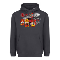 Smoke fire truck gnomes Heavyweight Hoodie - Artiststas