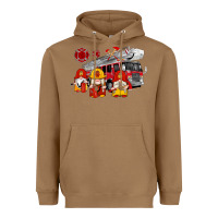 Toasted Coconut fire truck gnomes Heavyweight Hoodie - Artiststas