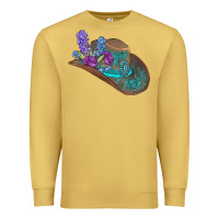 Antique Gold cowboy hat Premium Sweatshirt - AdoDesignShop