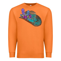 Carrot cowboy hat Premium Sweatshirt - AdoDesignShop