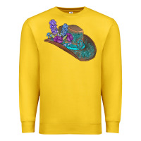 Lemon cowboy hat Premium Sweatshirt - AdoDesignShop
