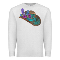 Oatmeal Heather cowboy hat Premium Sweatshirt - AdoDesignShop