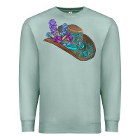 Seafoam cowboy hat Premium Sweatshirt - AdoDesignShop