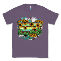 Lavender Pennsylvania State Map Classic Tee - RanaPortraitStore