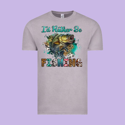 Vintage Tee i'd rather be fishing