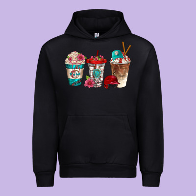 Western Baseball Coffee Cups Bbs Urban Hoodie Designed By Bundleandbundleshop