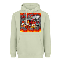 Matcha fire truck gnomes Heavyweight Hoodie - Artiststas