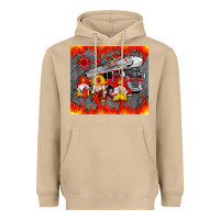 Mushroom fire truck gnomes Heavyweight Hoodie - Artiststas