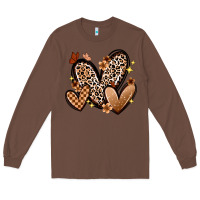 Chestnut melanin hearts Long Sleeve Tee - Zillion Design Studio