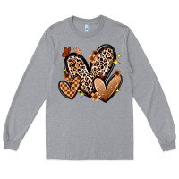 Heather Grey melanin hearts Long Sleeve Tee - Zillion Design Studio