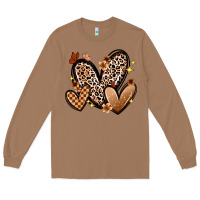 Toasted Coconut melanin hearts Long Sleeve Tee - Zillion Design Studio