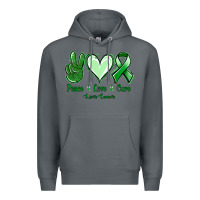 Rock Peace love cure Liver Cancer Premium Hoodie - NancyCooperArtShop
