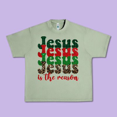 Jesus Is The Reason Urban Heavy Tee Designed By Barkaloodesign