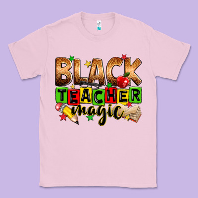 Black Teacher Magic Juneteenth Classic Tee Designed By Zillion Design Studio