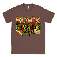 Chestnut Black Teacher magic juneteenth Classic Tee - Zillion Design Studio