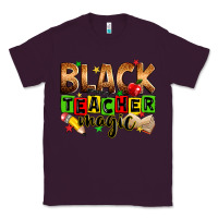Plum Black Teacher magic juneteenth Classic Tee - Zillion Design Studio