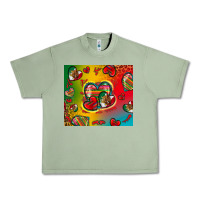 Oil Green mexico hearts Urban Heavy Tee - Zillion Design Studio