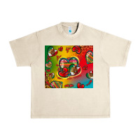 Sandshell mexico hearts Urban Heavy Tee - Zillion Design Studio