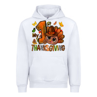 White my first thanksgiving with turkey bbs Urban Hoodie - BundleAndBundleShop