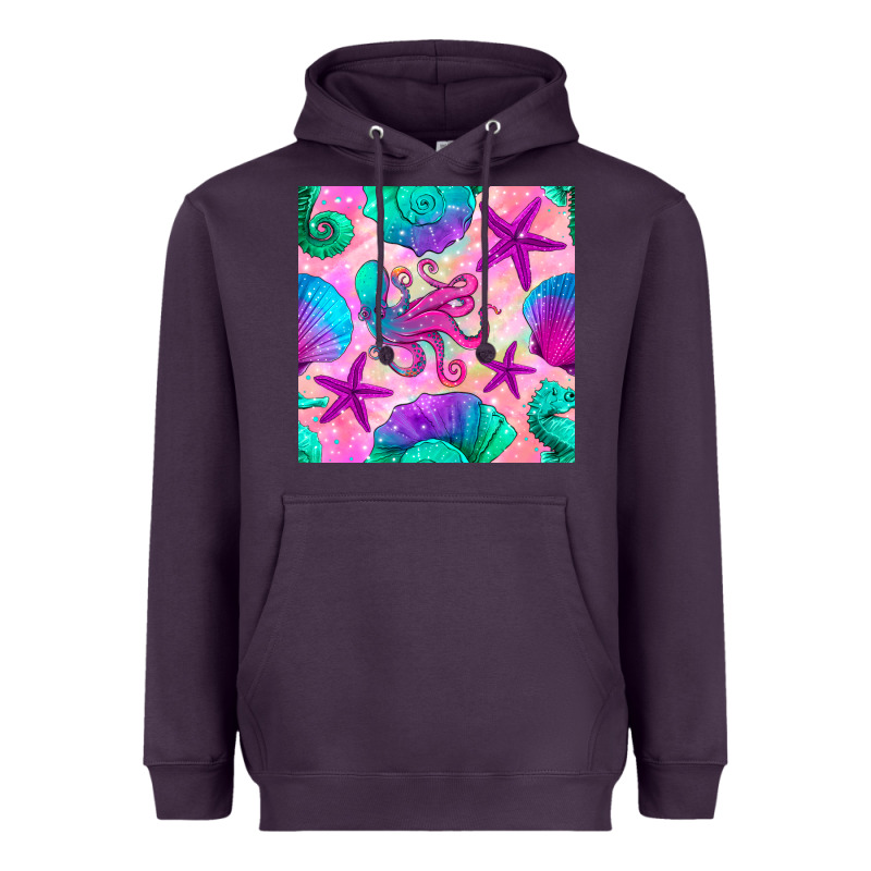 Summer Beach Seamless Pattern Heavyweight Hoodie by BundleAndBundleShop | Teevron