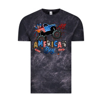 Cloud Black fourth of july monster truck all american boy Vintage Tee - RanaPortraitStore