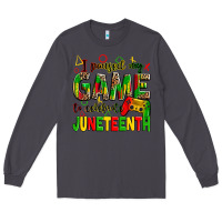 Smoke i paused my game to celebrate juneteenth Long Sleeve Tee - Zillion Design Studio