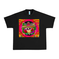 Black mexican skull Urban Heavy Tee - Zillion Design Studio